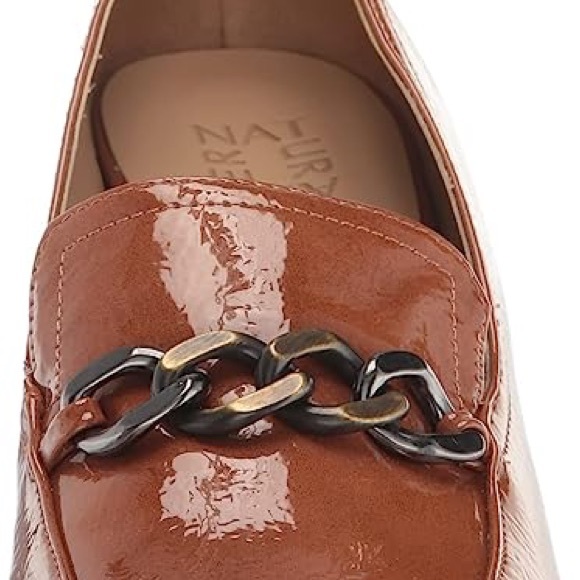 NATURALIZER WYNRIE LOAFERS BLOCK HEEL TAWNY BROWN SZ 9 - Picture 8 of 13